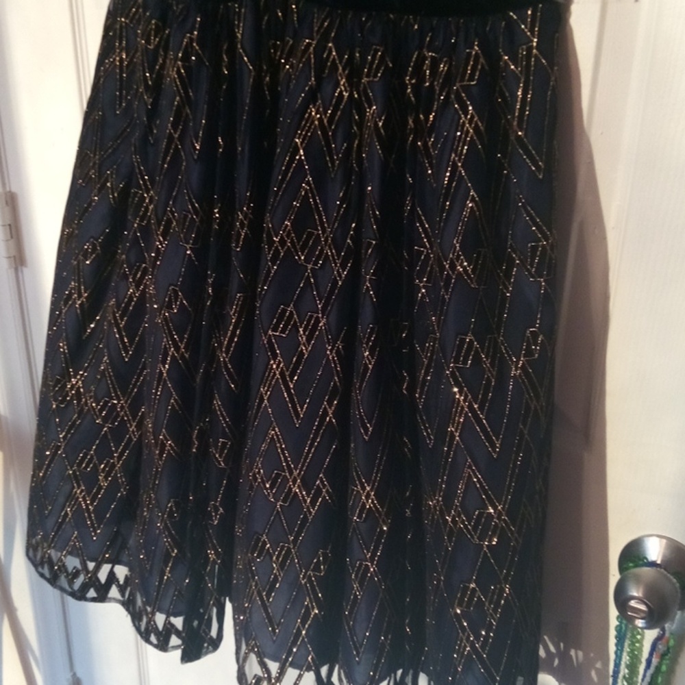 Leslie Fay party event dress 14w